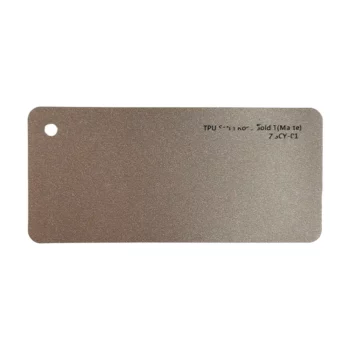 Cartão de amostra PPF T em ouro rosa acetinado