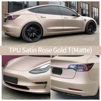 Estojo T PPF em ouro rosa acetinado