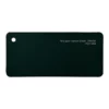 Satin Matte Venom Green TPU PPF sample card