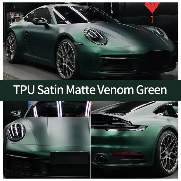 サテンマット ヴェノムグリーン TPU PPF ケース