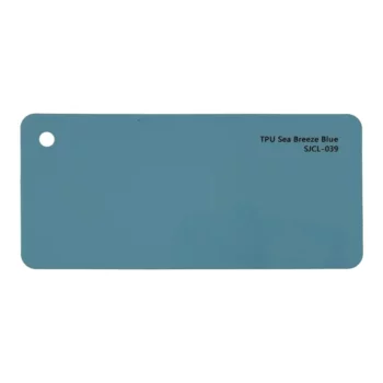 TPU Sea Breeze Blue color PPF sample card