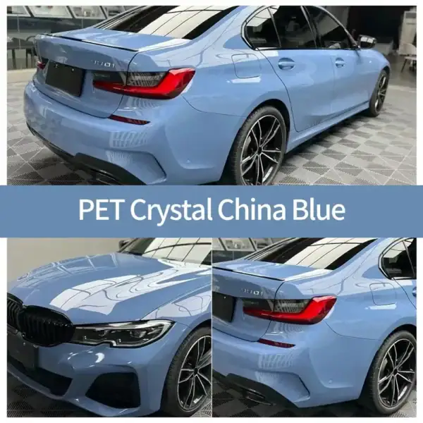 Crystal China Blue Car Wrap - 이미지 2
