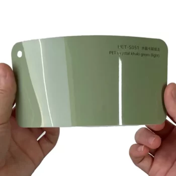 Crystal Khaki Light Green Car Wrap finish