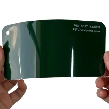 Crystal Postal Green Car Wrap