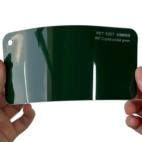Crystal Postal Green Car Wrap