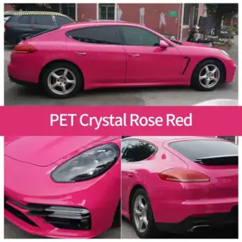 Crystal Rose Red Car Wrap case