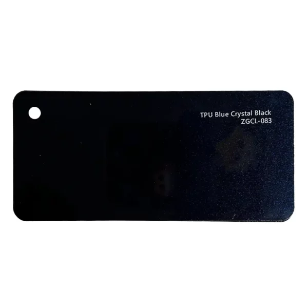 TPU Blue Crystal Color PPF sample card