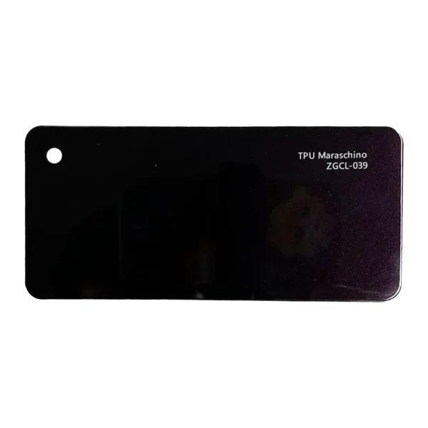 TPU Maraschino color ppf sample card