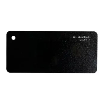 TPUメタルブラックカラーPPFサンプルカード