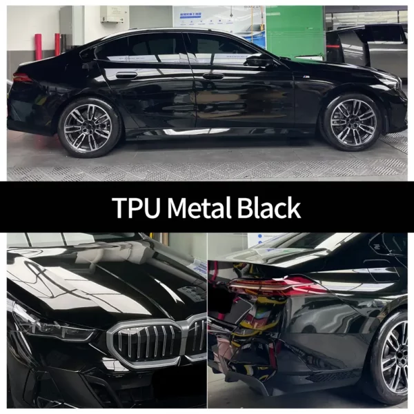 TPU 메탈 블랙 컬러 PPF 케이스