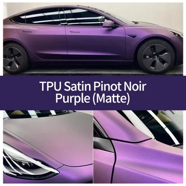Satin Pinot Noir Purple Matte PPF case
