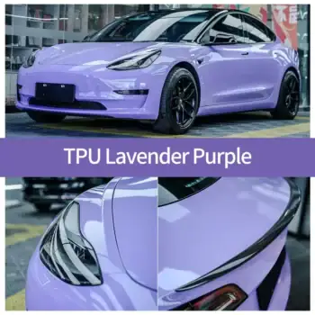 TPUラベンダーパープルPPFケース