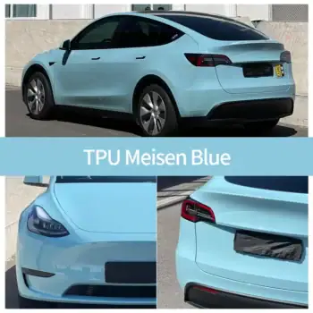 Funda para coche TPU Meisen azul PPF