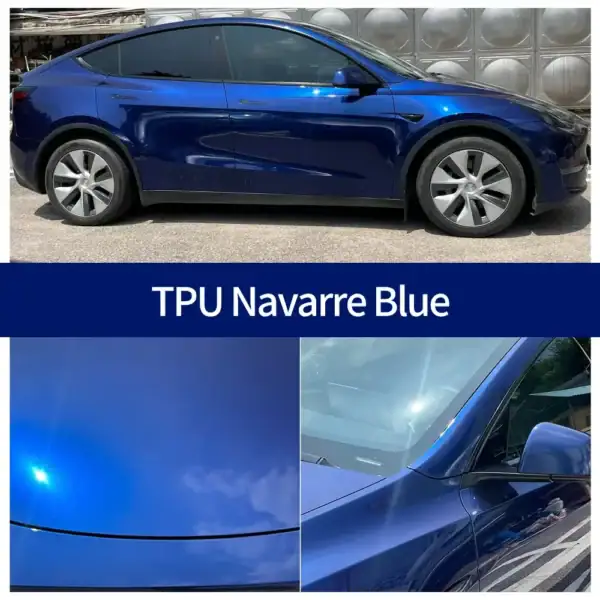 TPU ナバールブルー PPF カーラップケース