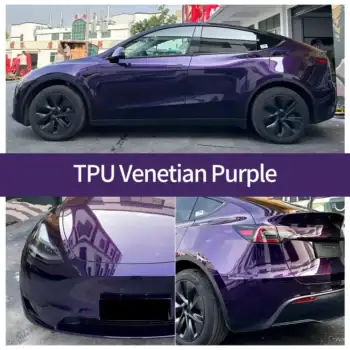 TPU Venetian Purple PPF Car Wrap case
