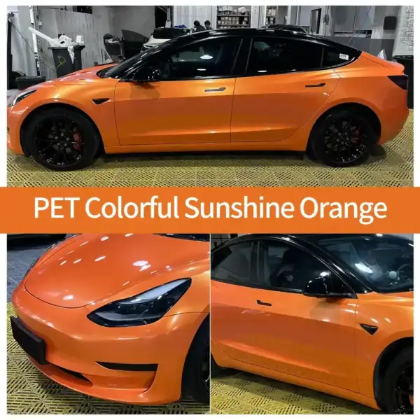 Чехол для автомобильной пленки PET Colorful Sunshine Orange