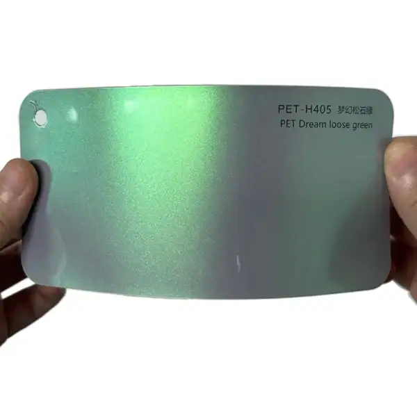 Dream Loose Green Car Wrap sample card