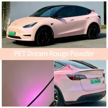 PET 드림 루즈 파우더 자동차 랩 케이스