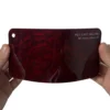 Glossy Floral Carbon Red Car Wrap sample card