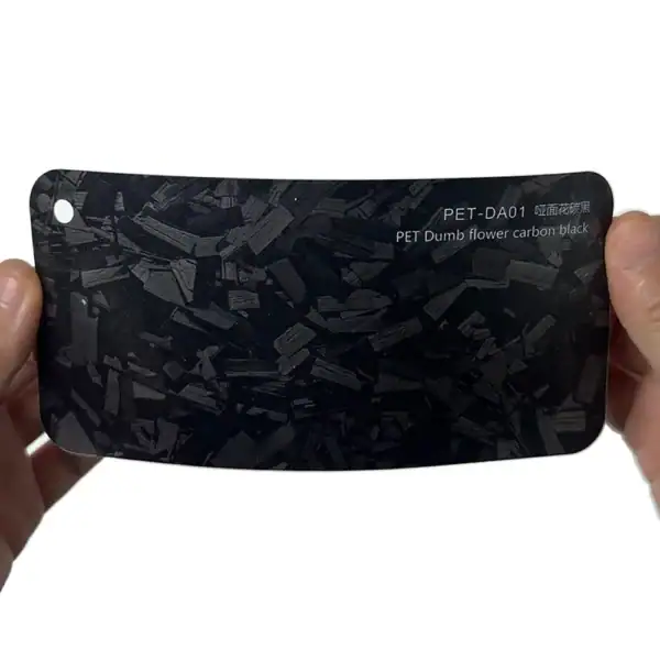 Matte Floral Carbon Black Car Wrap sample cars