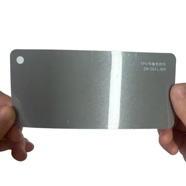 Cartão de amostra PPF TPU Brooklyn Grey