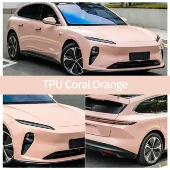 TPUコーラルオレンジカラーPPFケース