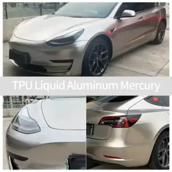 TPU 리퀴드 알루미늄 머큐리 컬러 PPF 케이스