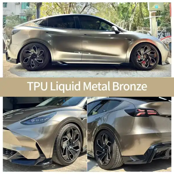 TPU Liquid Metal Bronze color PPF case