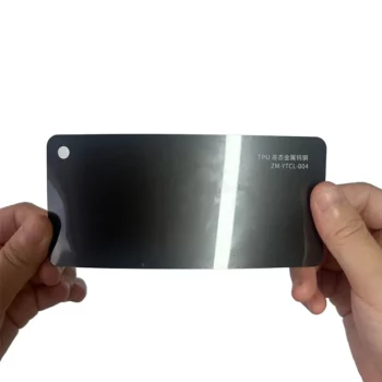 TPU液体金属タングステン鋼カラーPPFサンプルカード