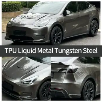 TPUリキッドメタルタングステン鋼カラーPPFケース