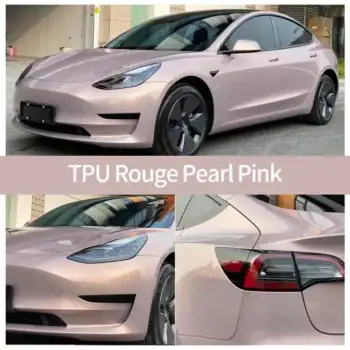 TPU Rouge Pearl Pink color PPF case