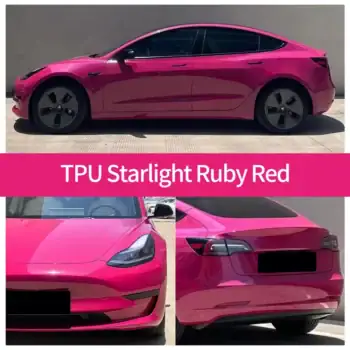 TPUスターライトルビーレッドPPFケース