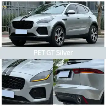 PET GT Silver Car Wrap case