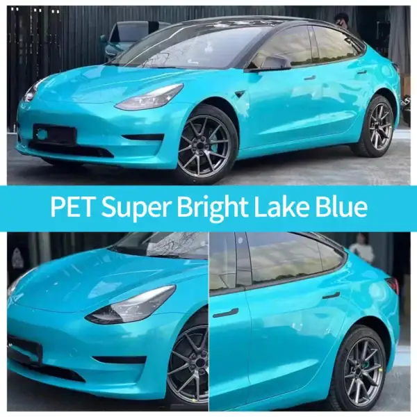 PET Super Bright Lake Blue Autofolie