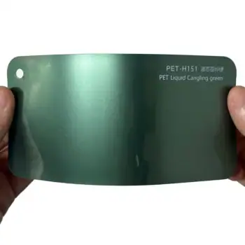 Échantillon de film adhésif pour voiture Liquid Metal Cangling Green