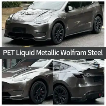 Étui pour film adhésif métallique liquide PET Wolfram Steel pour voiture