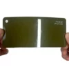 Tarjeta de muestra de TPU color verde combate PPF