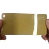 Tarjeta de muestra de TPU color arena cubana PPF