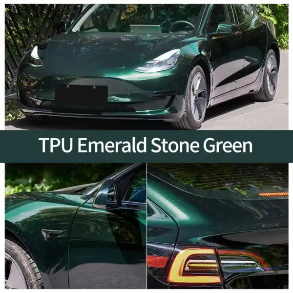 TPU Emerald Stone Green color PPF case