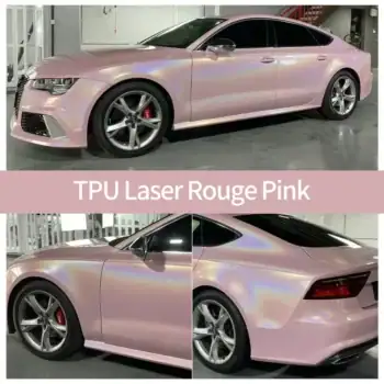 TPU Laser Rouge Pink color PPF case