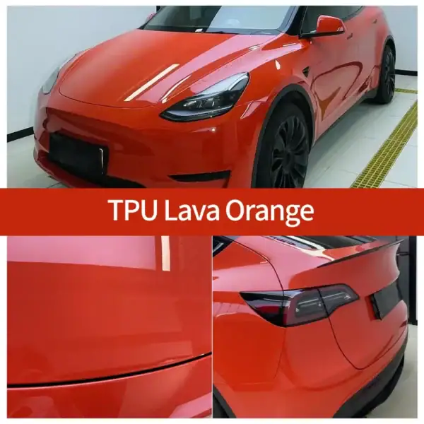 TPU 라바 오렌지 색상 PPF 케이스