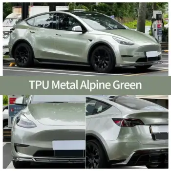 TPUメタル製アルパイングリーンカラーPPFケース