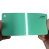 TPU Mint Green color PPF sample card