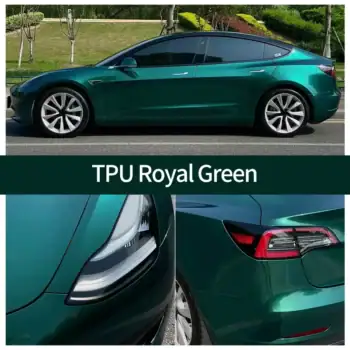 TPUロイヤルグリーンカラーPPFケース
