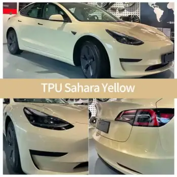 TPUサハライエローカラーPPFケース