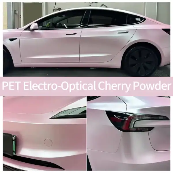 PET-elektrooptische kirschrosa Autofolie