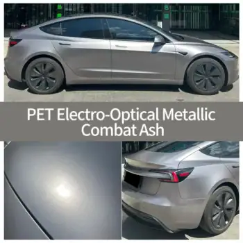 Автомобильная пленка PET Electro-Optical Metallic Combat Ash