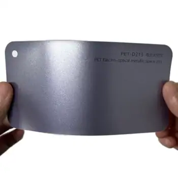 Образец автомобильной пленки Electro-optical Metallic Space Ash