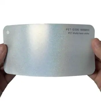 Matte Rainbow Laser White Car Wrap