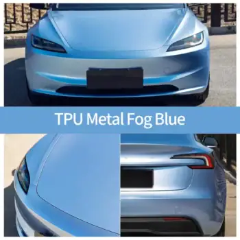 Estuche PPF azul niebla metálica